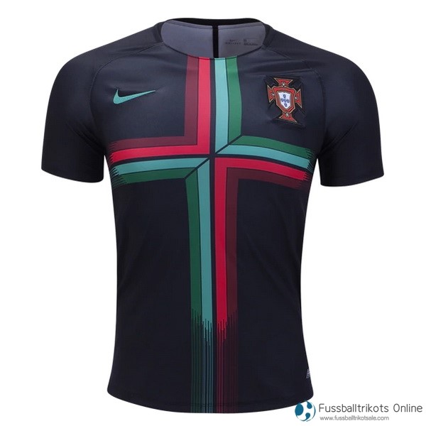 Portugal Trikot 2018 Pre Match Schwarz Fussballtrikots Günstig